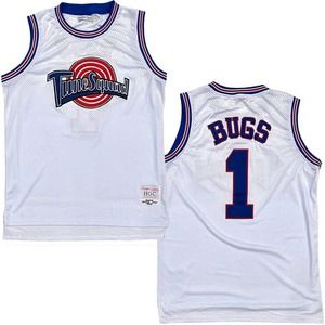 Bugs Bunny Tune Squad Space Jam Headgear Classics Embroidered Basketball Jersey